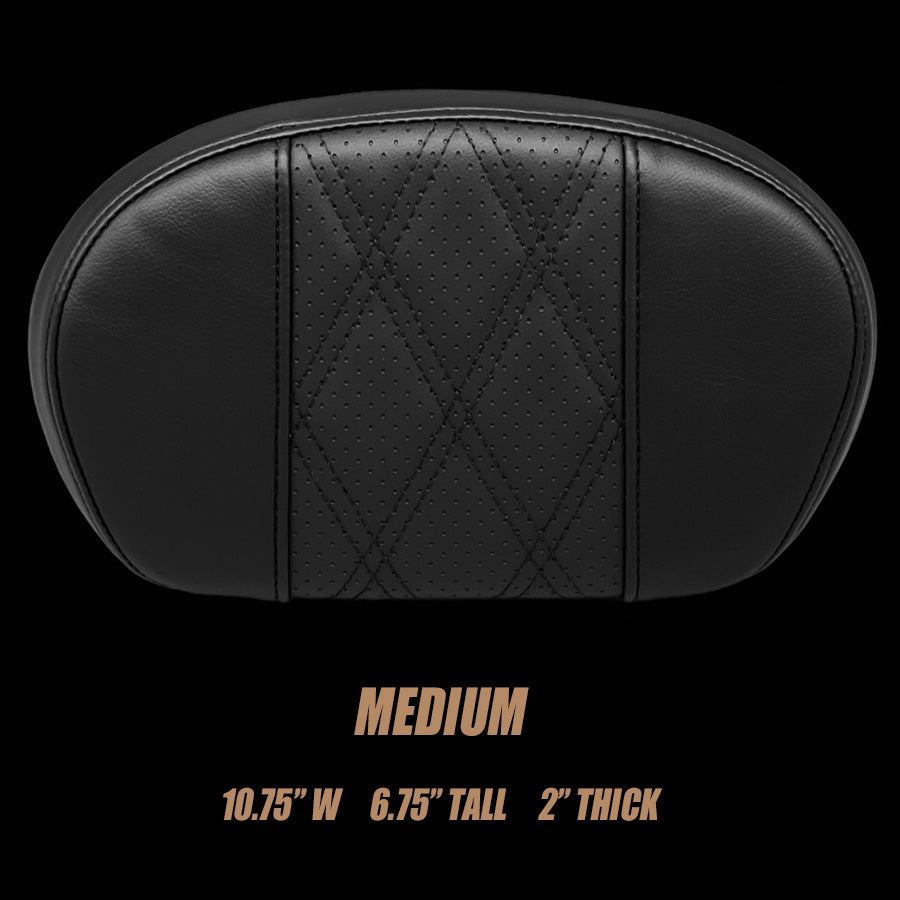 Sissy Bar Pad / GT2 & HR2 Inlay / Dull Black Vinyl – Le Pera