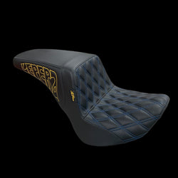 Custom KickFlip Up Front / Full Carbon Fiber with Blue & Gold / Fits 2018+ FXBB, FXBBS, FXST, FLS