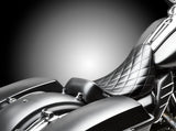 Bare Bones Solo with Biker Gel / Single Diamond / Fits Touring 08-23