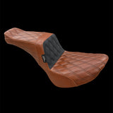 TailWhip / Brown with Gripper / Fits Softail FXBB, FXBBS, FXST, FLSL / 18-UP Standard, Street Bob, Slim