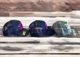 New!! Trucker Hats / Round Bill / Pink Text