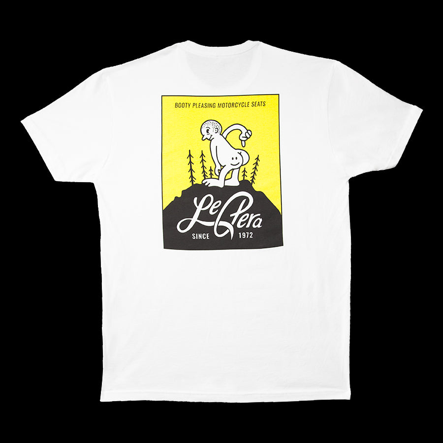 Big Silhouette Tshirts LAST PLEASURE白　Ｌ Big Silhouette Tshirts LAST PLEASURE（white） - 黒夢