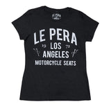 Women's Le Pera Black Text T-Shirt