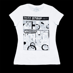Women's Le Pera White Comic T-Shirt